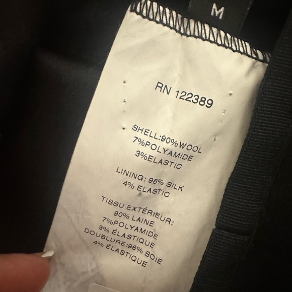 The Row Black Wool-Silk Pencil Skirt - Picture 4 of 7